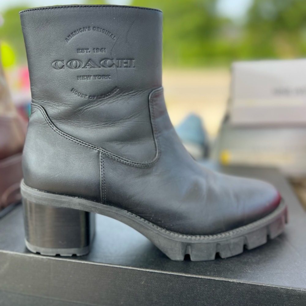 Women’s Coach Leather Boot